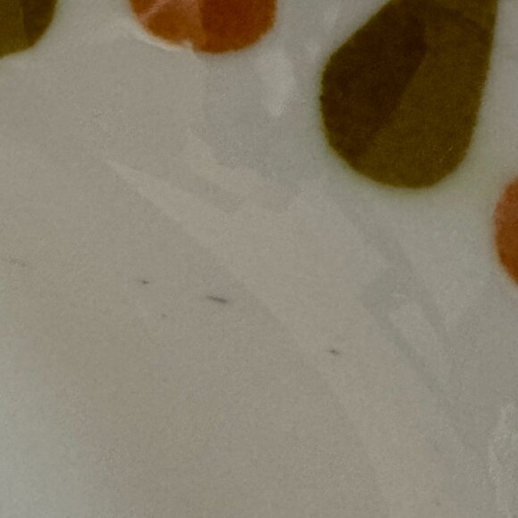 Shenango China Restaurantware Bowls Mid Mod Orange Green Teardrop Pattern 70s - Picture 16 of 16